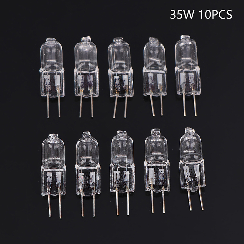 10 stks/set 5 W 10 W 20 W 35 W 50 W 2900 K Halogeen Warme Energie G4 12 V Lampen Binnenverlichting Licht JC Bi-Pin LED Crystal Globe Lamp: RGB