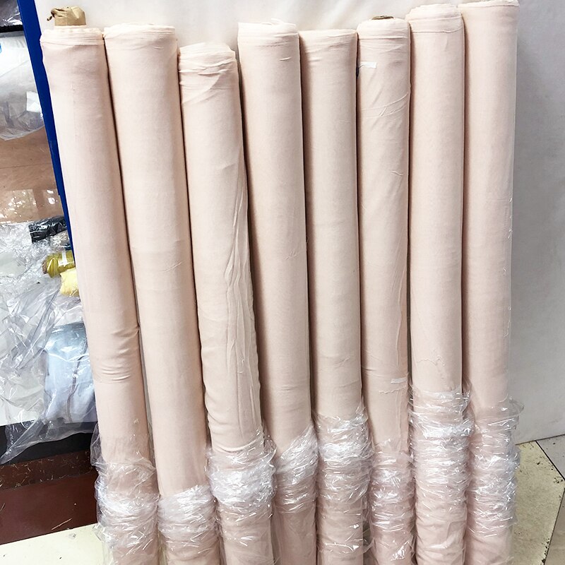 Tela de seda de morera tejido de seda rosa de 8mm, Georgette, 114cm, 44 "de ancho, 1 metro