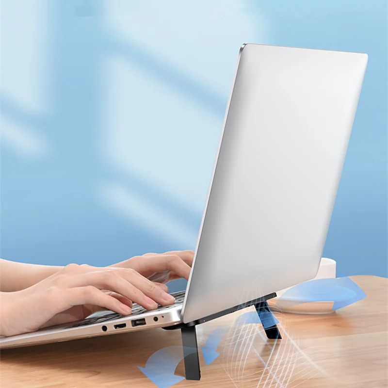 Foldable Laptop Stand Portable Notebook Support Base Holder Pad Adjustable Riser Cooling Bracket Universal for Laptop Tablet