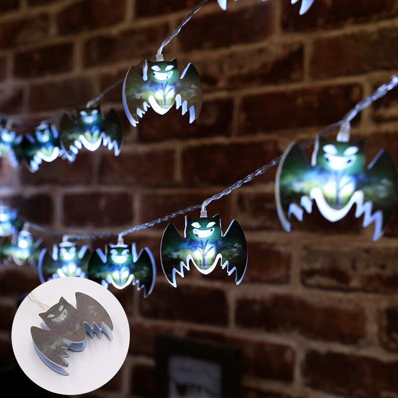 Kunstmatige Herfst Esdoorn Bladeren Pompoen Guirlande Led Kerstverlichting Voor Kerst Decoratie Thanksgiving Party Diy Halloween Decor: Black Bat