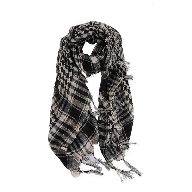 Unisex Scarves Women Men Arab Shemagh Keffiyeh Palestine Scarf Shawl Wrap Spring Plaid Scarf For Women: 9