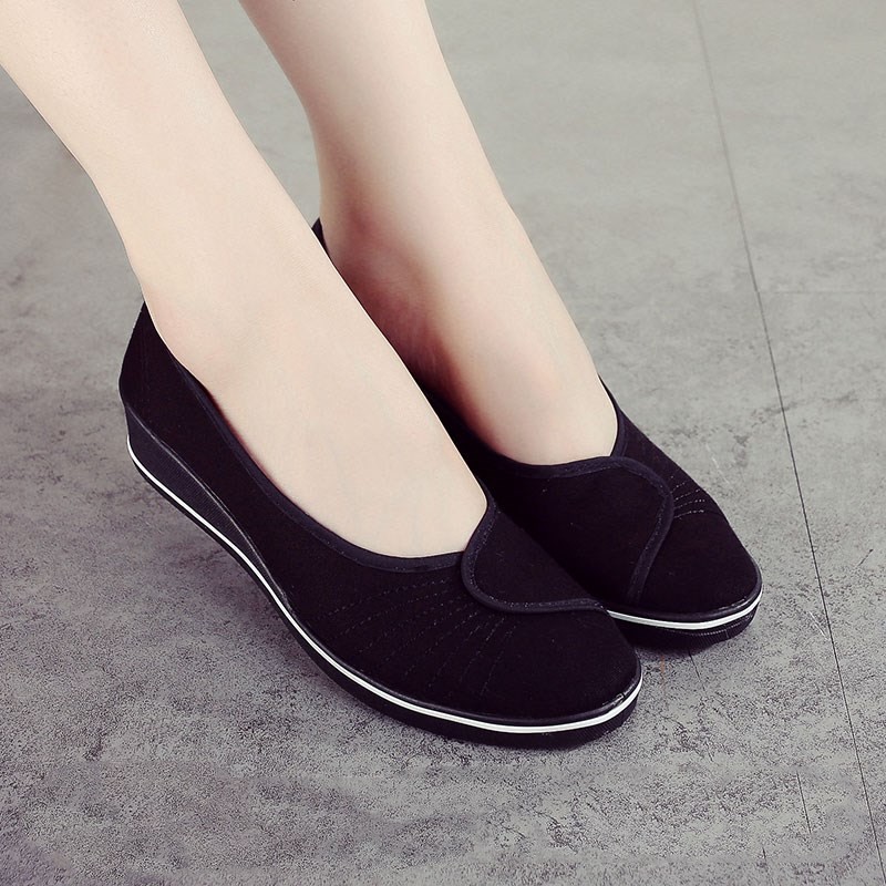 Cuculus 2022 Female Canvas Shoes Women loafer Sneakers Walking Shoes Breathable Casual Ladies Flats Footwear 804: Black / 38