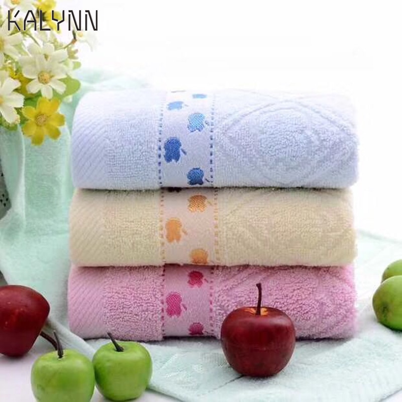 74 x 33cm bomuldshåndklæde hurtigtørrende geometriske mønstre bløde tørre håndklæder køkken rene absorberende håndklæder ensfarvet træningshåndklæde