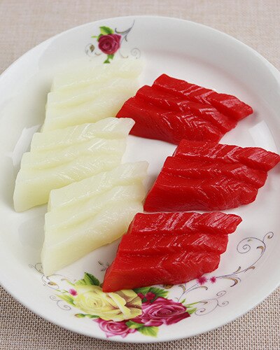 Simulation Japanese Sushi Model Salmon Sushi Food Model High Imitation Sushi Tuna Sushi Simulation Food Restaurant Decoration