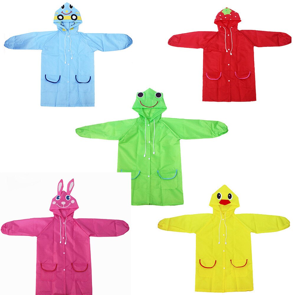 Baby boy baby girl coat children cartoon poncho waterproof polyester one-piece raincoat children raincoat