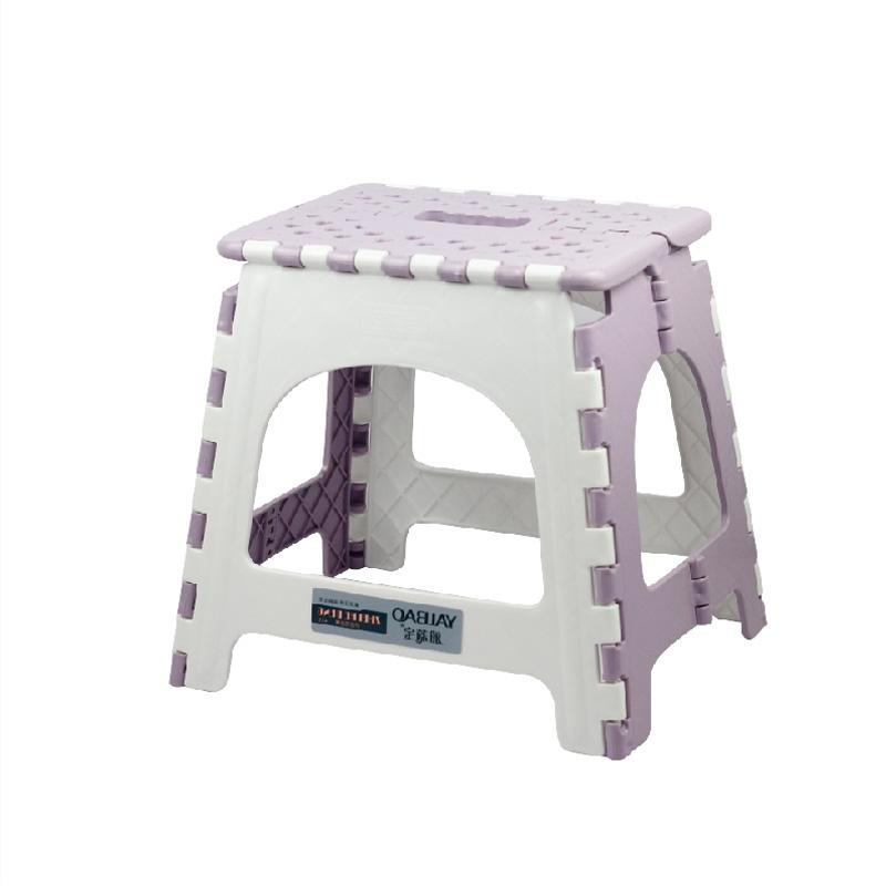Sammenklappelig trappestol bærbar stol sæde til hjem badeværelse køkken have camping børn og voksne bruger  wy40209