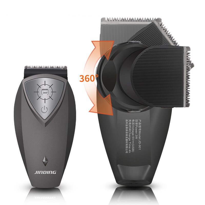 Weidz 1200Mah Goedkope Tondeuse Oplaadbare Tondeuse Met Hoofd Draaibaar 8 Richtingen Rood Grijs