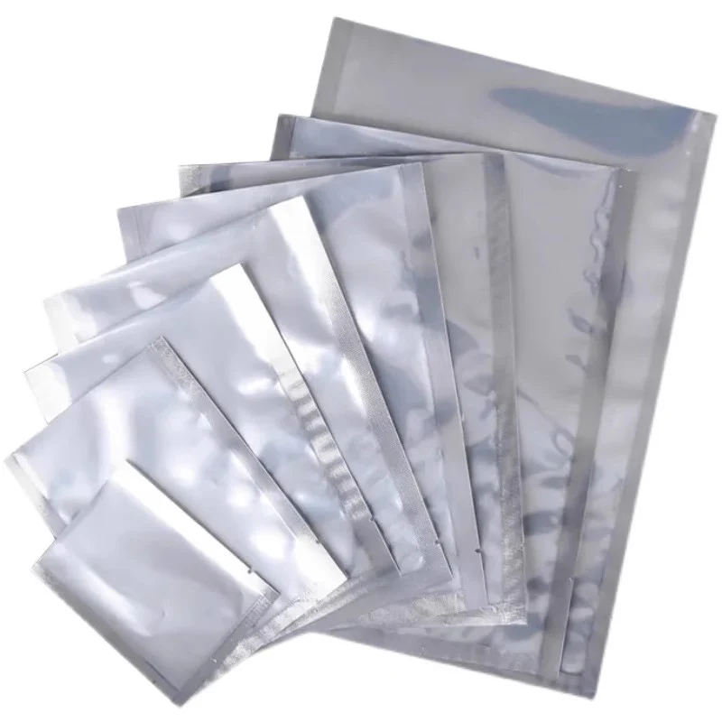 100 Stuks Aluminiumfolie Zakken Open Top Vacuüm Za