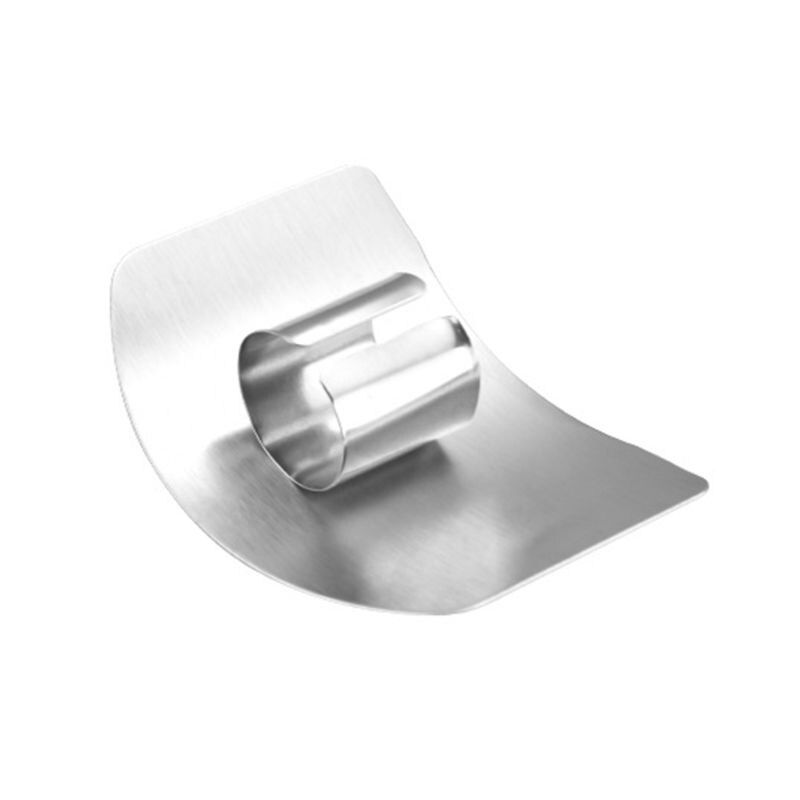 Kitchen Finger Hand Protector Guard Stainless Steel Chop Slice Shield Anti Cut H37F