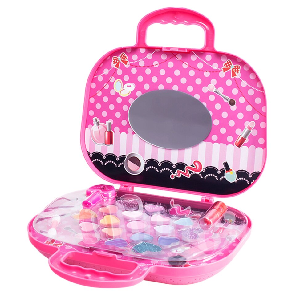 Kosmetyki dla dzieci zestaw zabawek kosmetyczka dla dzieci bezpieczny zestaw kosmetyków z lustrem robić makijażu