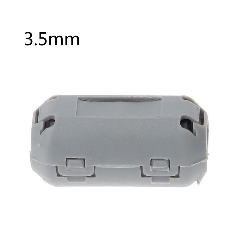 Clip-auf Ferrit Drossel Ring Kabel RFI EMI Lärm Schalldämpfer Filter Kabel Clip Neue Shippinp: 3.5mm