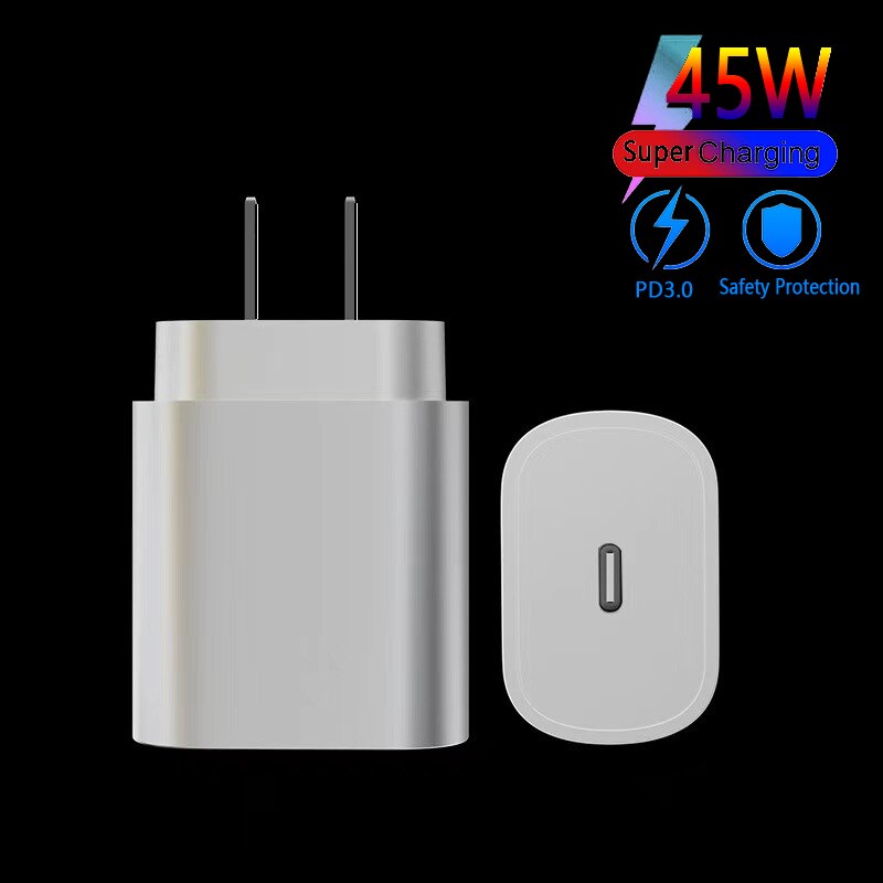Szybka ładowarka USB C i typu C szybka ładowarka 45W ładowarka III 45W ładowarka do iPhone 12/iphone 13 szybka Xiaomi 12 Pro Samsung