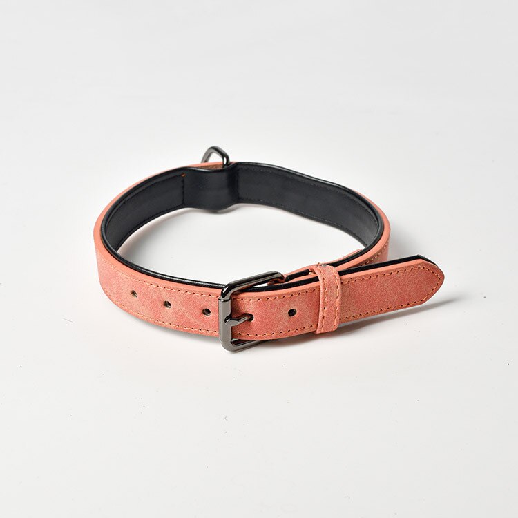 Dog Collar Leather Pet Puppy Collar Adjustable Cat... – Vicedeal