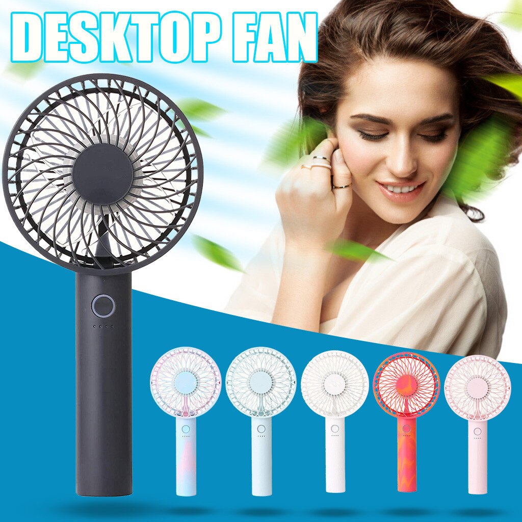 Mini Draagbare Usb Batterij Fan Ventilatie Handheld Airconditioning Desktop Fans Cooler Mini Operated Hand Held Koelventilator