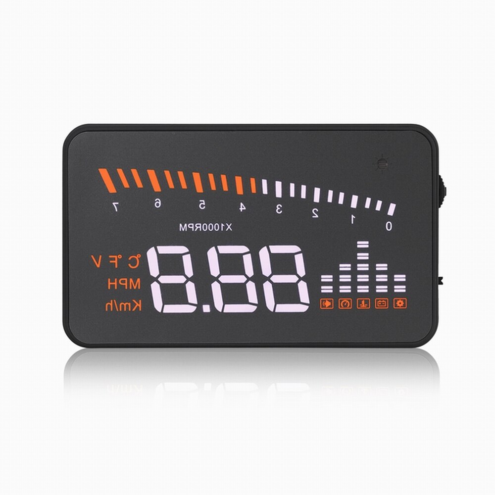 Najnowszy wyświetlacz X5 HUD głowa w górę 3 ''HUD automatyczny prędkościomierz robić samochodu alarm prędkości OBD II OBD2 samochód Centrum projektor szyby OBD skanowanie
