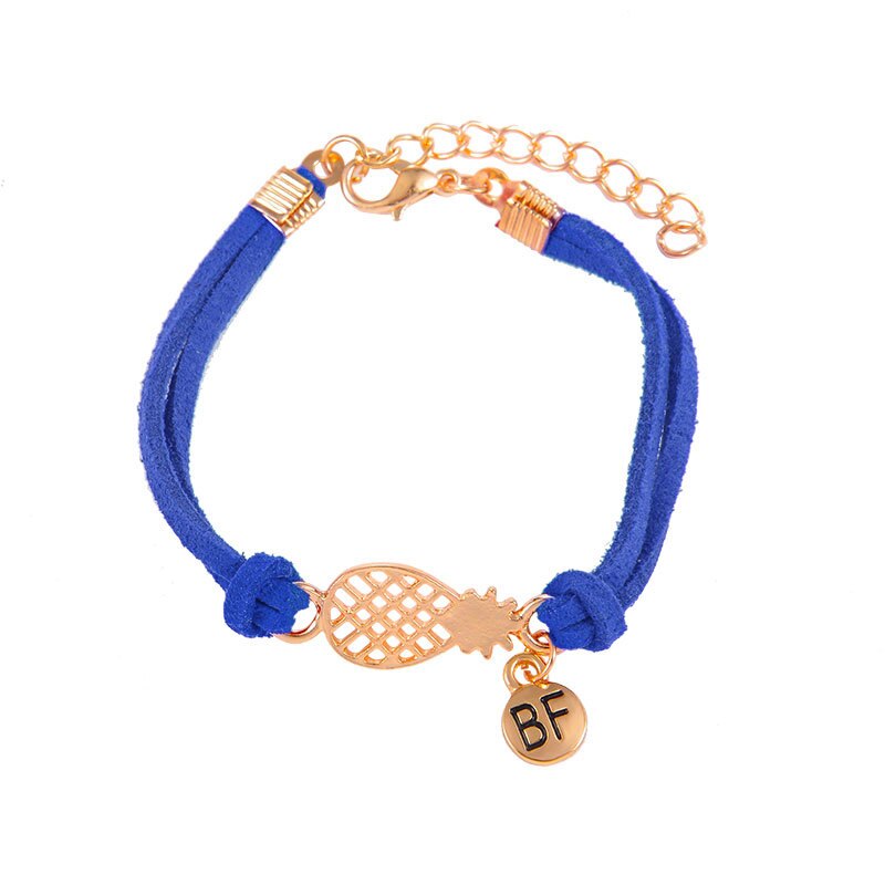 Smycken vänskap 2020 mini för ananas kvinnor läckert armband armband malism: Blå