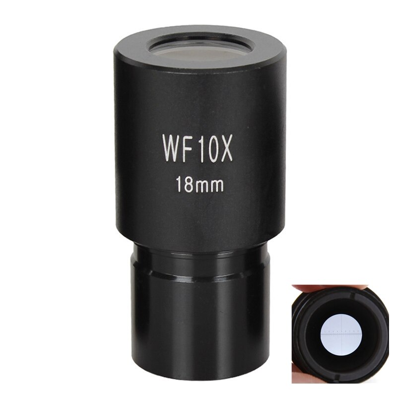 Wide Field Microscope Eyepieces with Reticle Scale Mounting Size 23.2 mm Microscope Accessories for Biological Microscope
