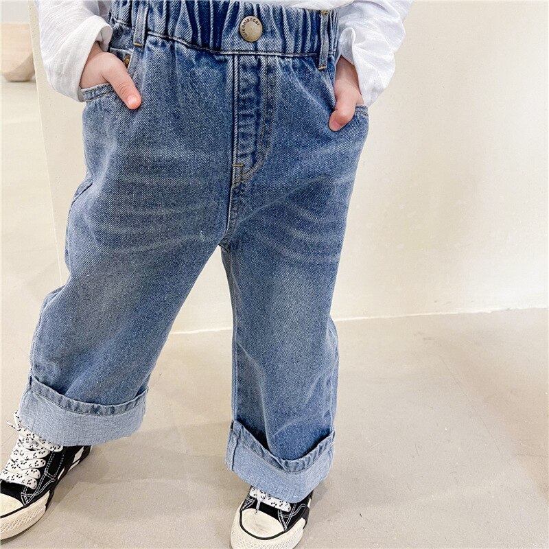Spring Girls Denim Pants Kids Jeans Trousers Girl Pants