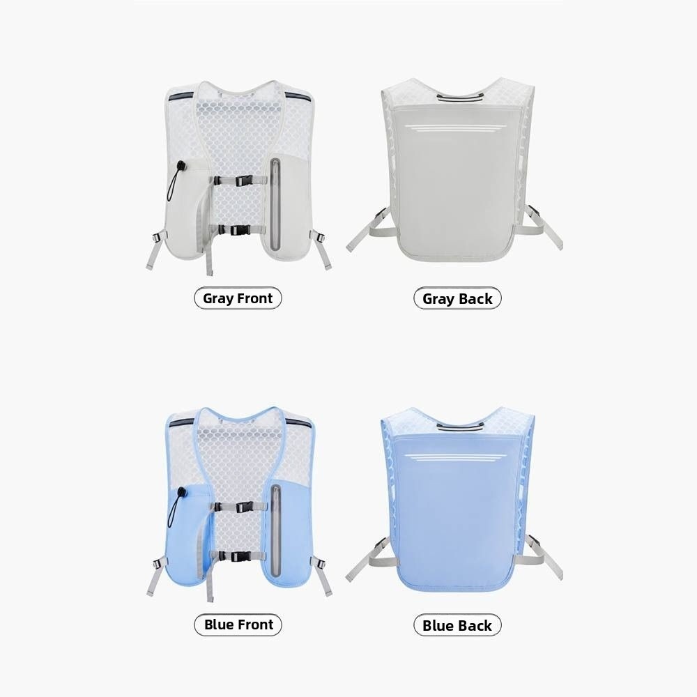 Breathable Hydration Running Vest Lightweight Non-Slip Bladder Chest Pack Reflective Waterproof Hydration Vest Sport Bag