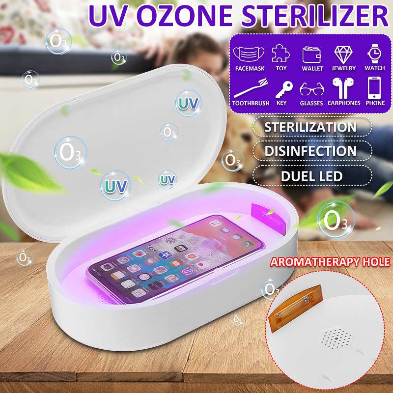 Portable UV Sterilizer Box Phone Mask Cleaner Personal Sanitizer Disinfection Cabinet UV Sterilizer Lamp With USB Cable