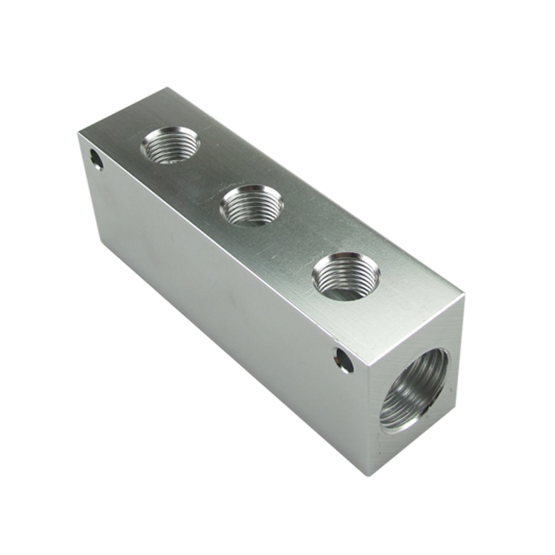 1/4 "1/2" BSP kobieta 27x36mm aluminiowy rozdzielacz pneumatyczny rozdzielacz blokowy szybkie złącze dystrybutor sprężarka powietrza montaż