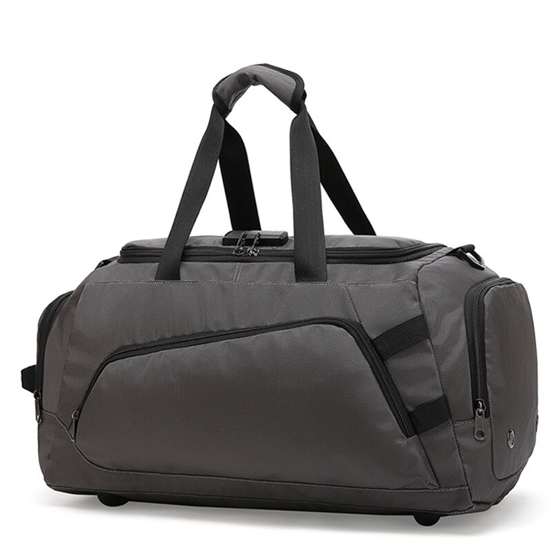 Bolsa de viagem de negócios masculina terno dobrável saco de armazenamento seco molhado separação grande capacidade saco de desporto