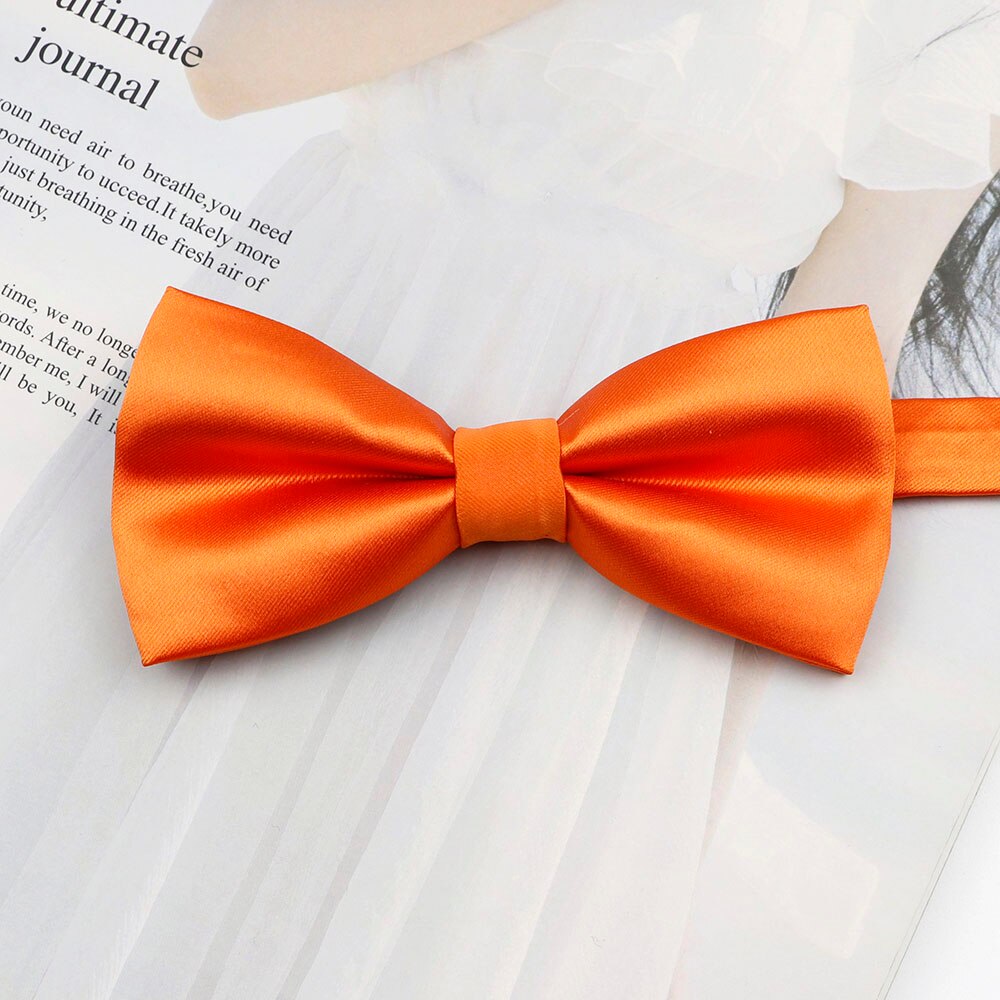 Heren polyester vlinderdas effen kleur vlinder strik bruiloft feest zakelijk verstelbare vlinderdas rood blauw: 3