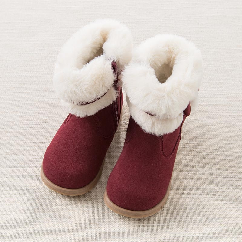 Dave Bella autumn winter babay girl snow boots fasion boots brand shoes DB5537