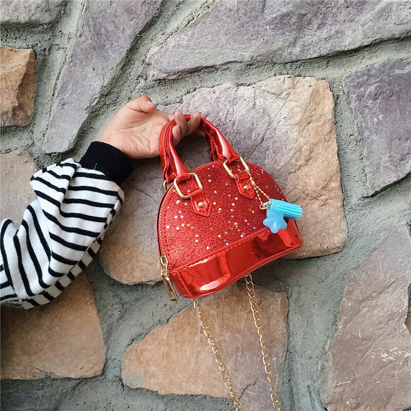 Børne- og #39 ;s mini punge og håndtasker søde læder crossbody tasker til børn piger prinsesse fest håndtasker