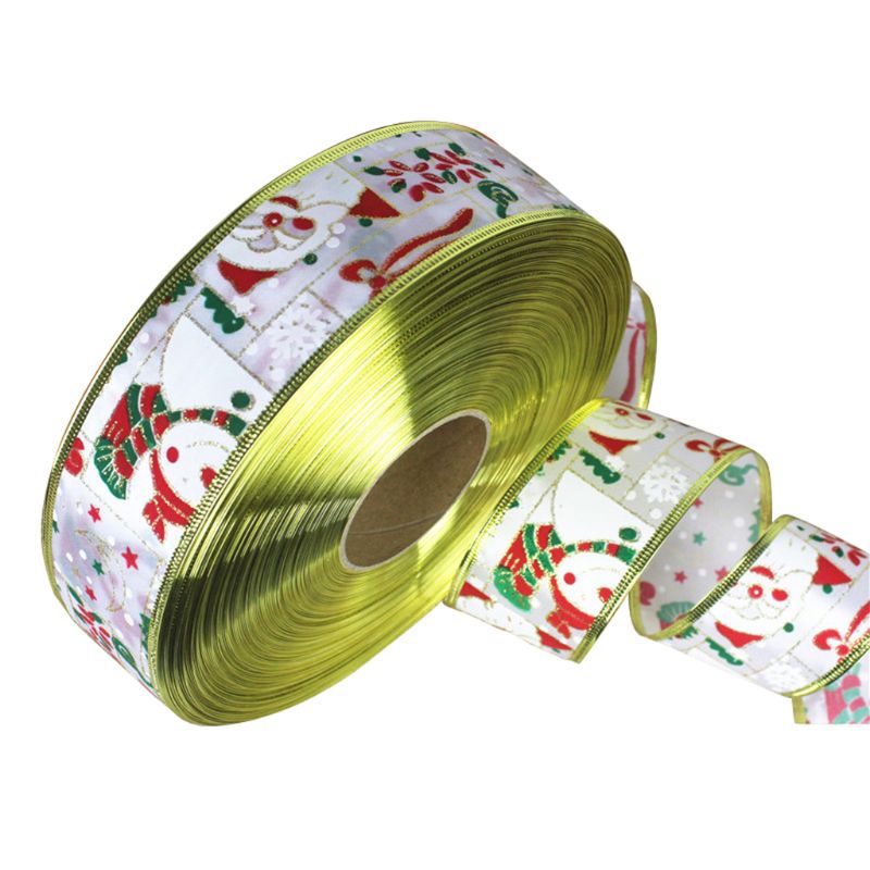 5cm Width 2m Length Christmas Decorative Ribbons Satin Ribbon Craft Ribbons 517E