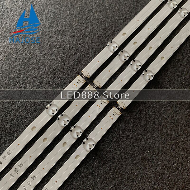 8 PCS/set tira de LED para iluminación trasera para LG 49LJ510M 49LJ58300W 49UH603V 49UH620V 49LW340C 49LW340H 49LF5400 49UH610V 49LH570V 49LH590V