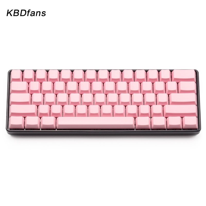 Blanc noir Orange bleu blanc épais PBT OEM profil 61 ANSI Keycaps pour MX commutateurs dz60 gh60 clavier mécanique