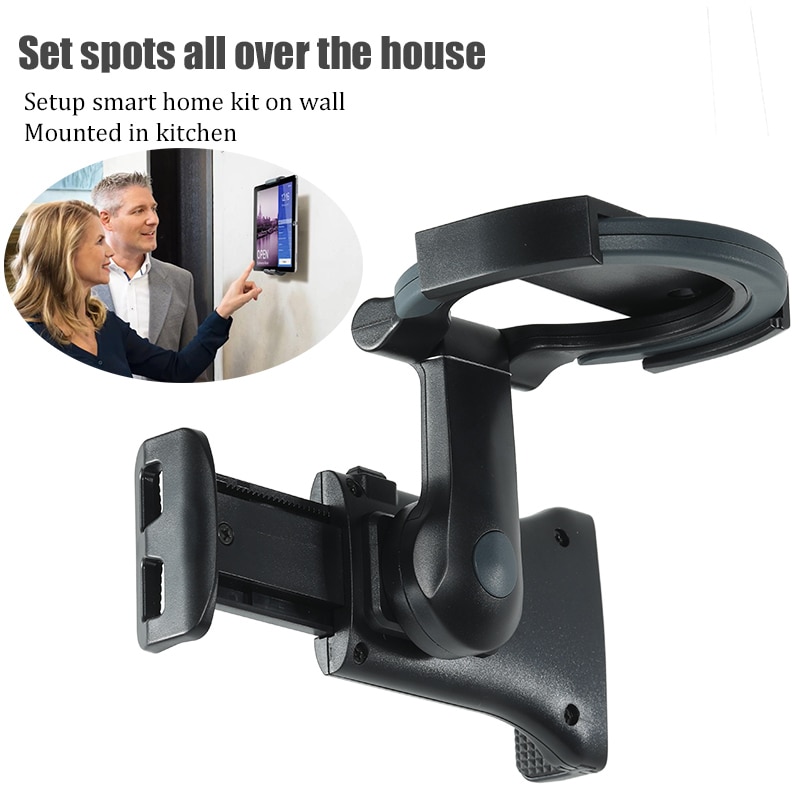 BFOLLOW-soporte de anillo para tableta y teléfono móvil, montaje en pared, cocina, hogar inteligente, 2 en 1, iPad Mini Air Pro, 11"