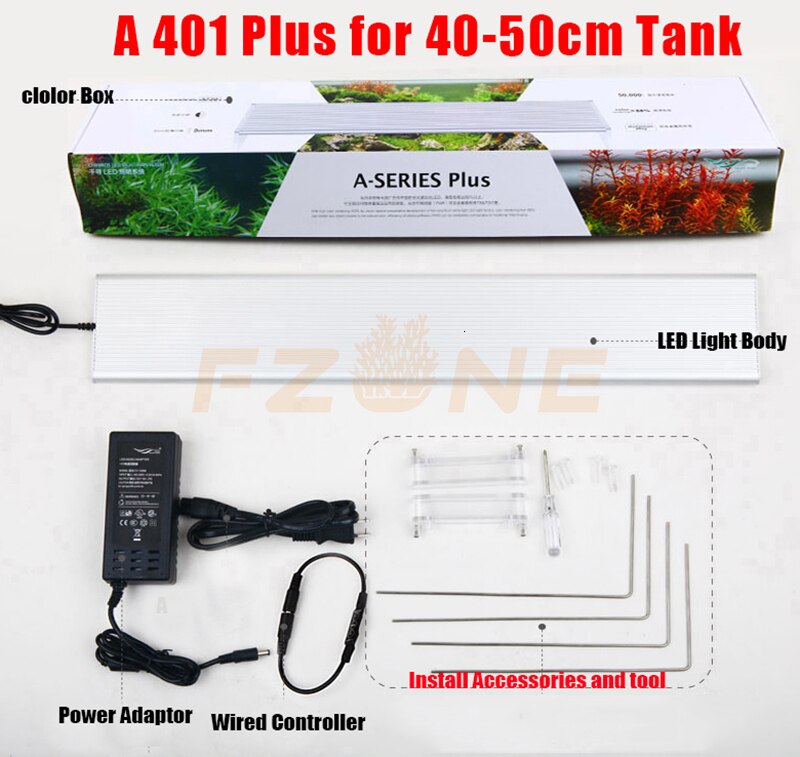 Chihiros, serie A PLUS, iluminación Led de Aquarum, luz de crecimiento para plantas, tapa o fijación colgante con Control remoto de brillo