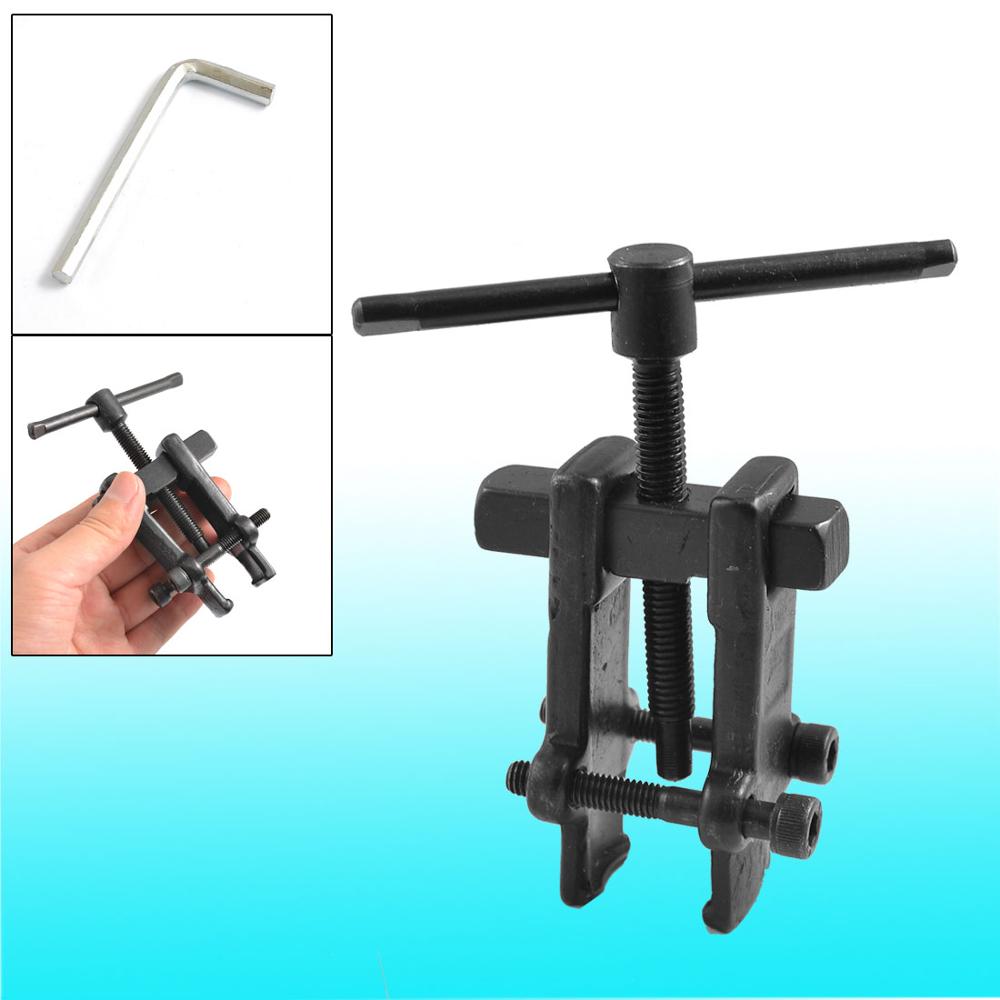 X Autohaux Black 60mm Long Adjustable Center Bolt Two Jaw Bearing Gear Puller Disassembly Tool Bearing Puller