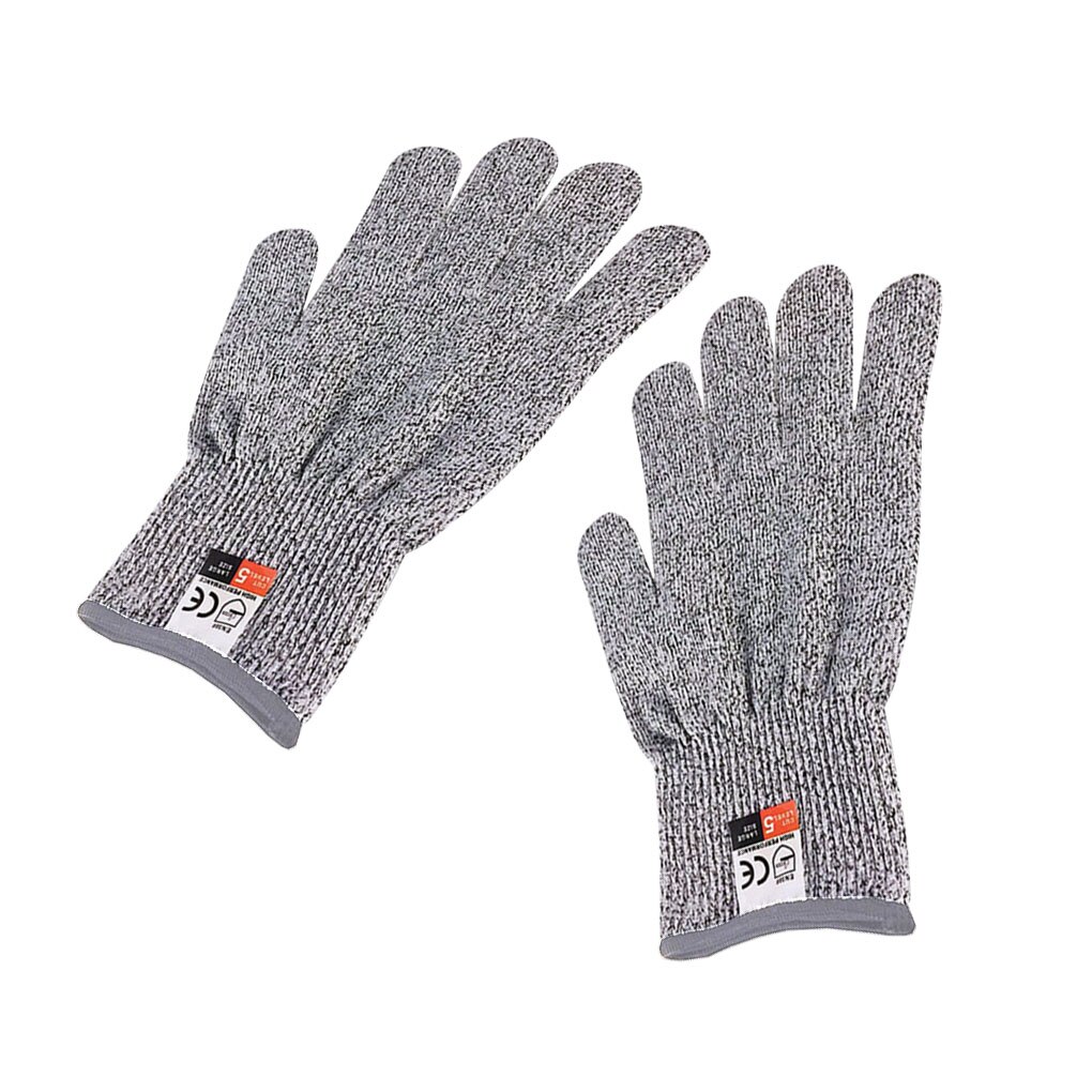 1 Pair Anti-cut Gloves Kitchen Gardening Hand Protective Gloves Butcher Meat Chopping Working Gloves Mittens: XL