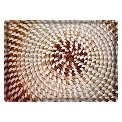 Bamboo Weaving 3D Printed Floor Mat Door Mats Indoor Entrance Non-Slip Mats For Living Room Bath Bedroom Chair Floor Rug Mat: 50x80cm