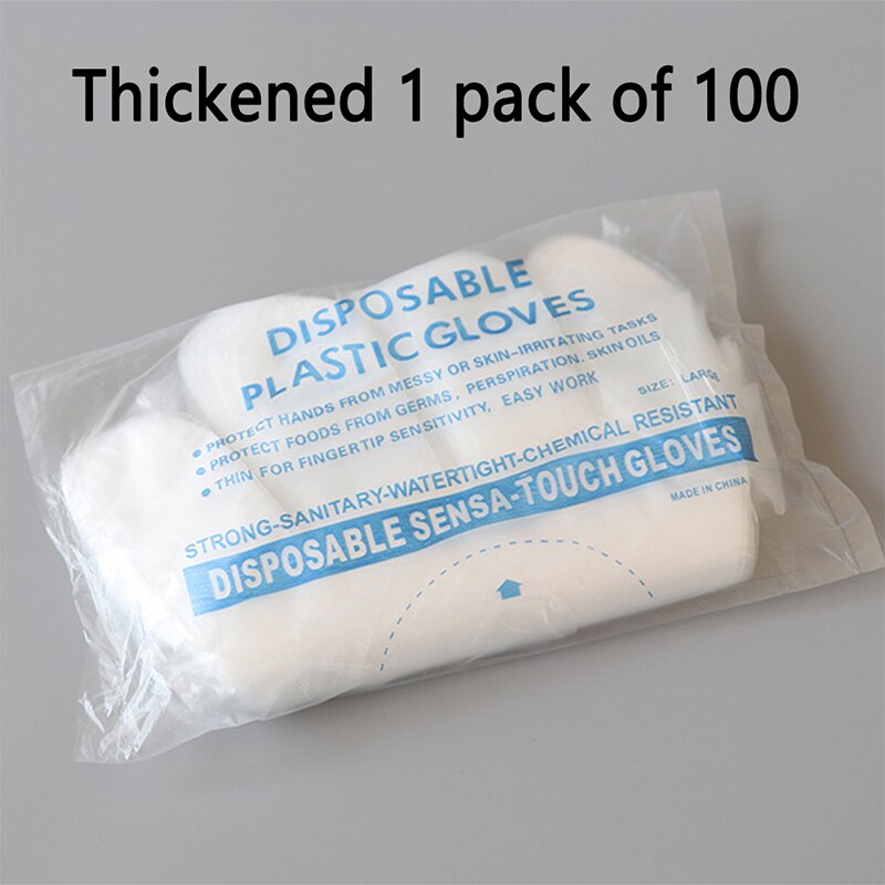 Plastic Food Gloves Disposable Gloves Food Gloves Fruit Vegetable Gloves for Restaurant Kitchen Eco-friendly