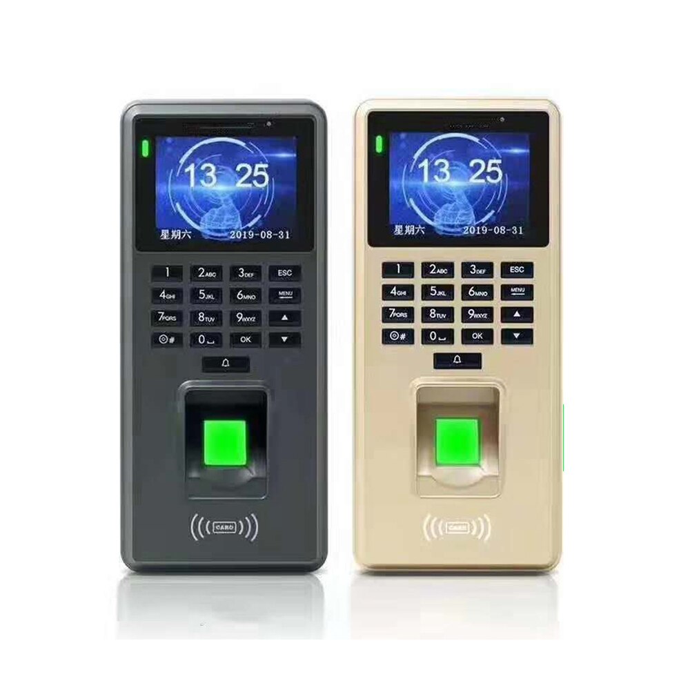 2.4inch TCP IP/USB Fingerprint Time Attendance Recorder Employee ID Card With RFID Keypad Fingerprint Access Control System