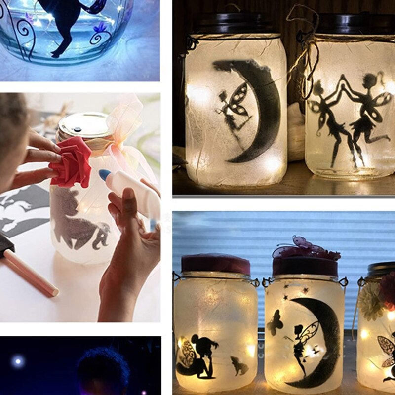 Girl Elf Craft Kit-Fun DIY Art and Craft Project for Kids-Make Your Own Elf in a Jar-Great for Art Deco Projects