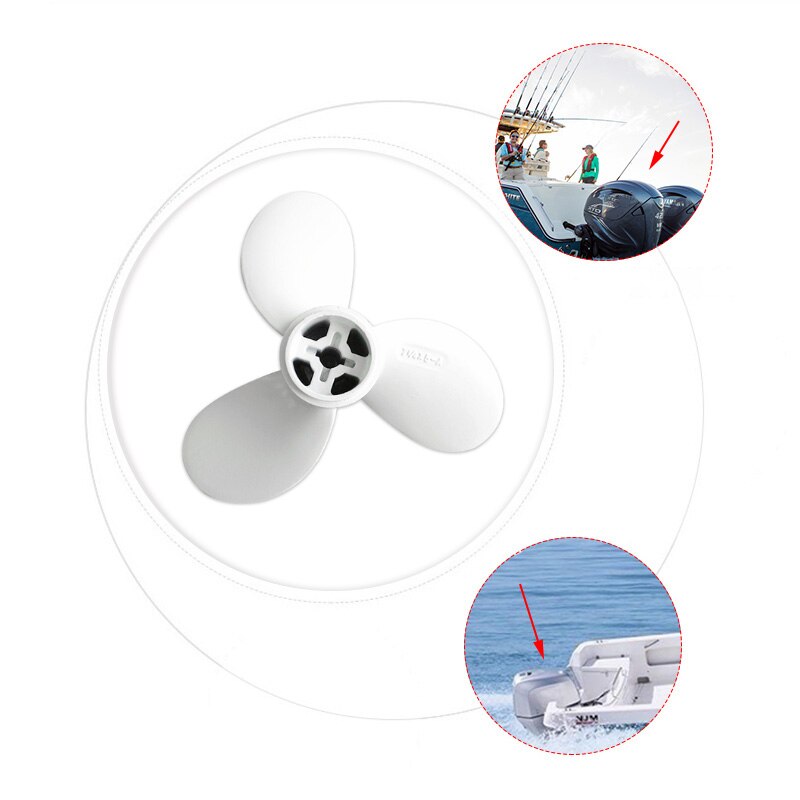 Outboard Motor Propeller Aluminum Alloy Propellers Boat for Outboard Propeller For Yamaha 2 horsepower For Hangkai 3.5HP