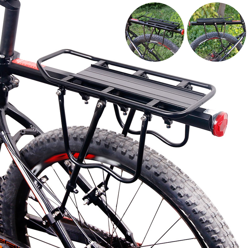 Aluminiumslegering cykel bagagebærer last bageste rack hylde cykling sadelpost holder holder cykler med installationsværktøjer