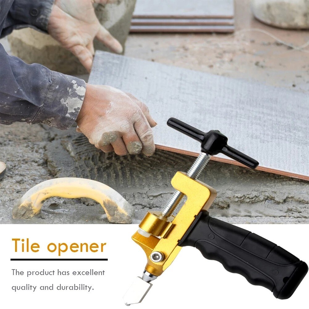 2 In 1 Manual Glass Cutter Portable Handheld Ceramic Tile Opener Divider Multifunctional Diamond Cutting Durable Hand Tools