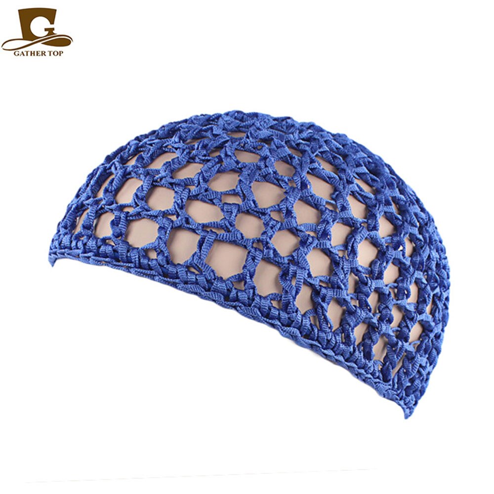 Chapeau de nuit pour femmes, bonnet de nuit, couleur unie, filet, , lot de 10 pièces