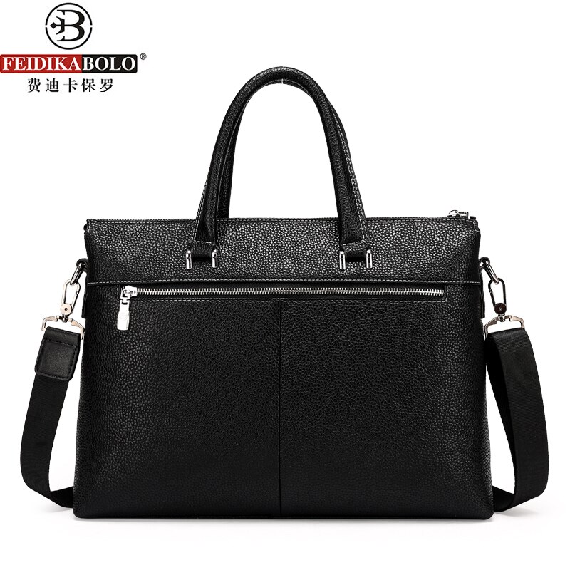 FEIDIKABOLO Simple homme sac à main en cuir souple hommes Messenger sacs sacoche pour ordinateur portable hommes mallette sac homme