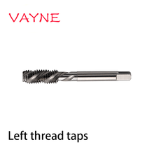 HSSE Left Hand Fine Thread Spiral Fluted tap M3 M4 M5 M6 M7 M8 M9 M10 M12 X0.35L X0.75L X1.25L X1.5L Machine Screw Thread taps