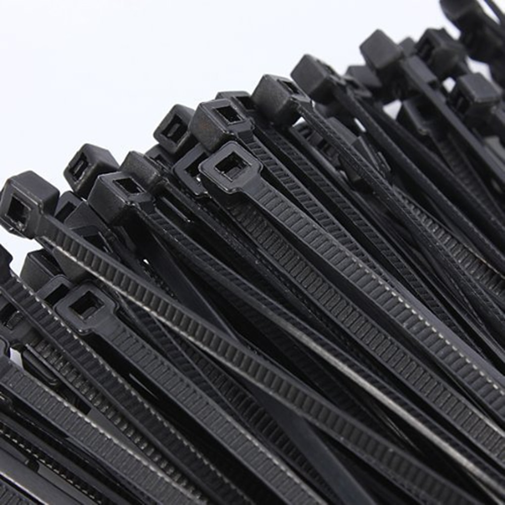 100Pcs 200Mm Zelfsluitende Nylon Kabelbinders Plastic Zip Tie Wire Binding Wrap Bandjes Gereedschap 8 Kleuren