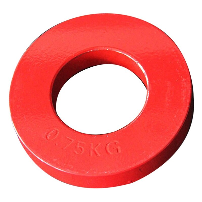 Mini plaques de poids pour l'entraînement musculaire, accessoire de disque précis: Rouge