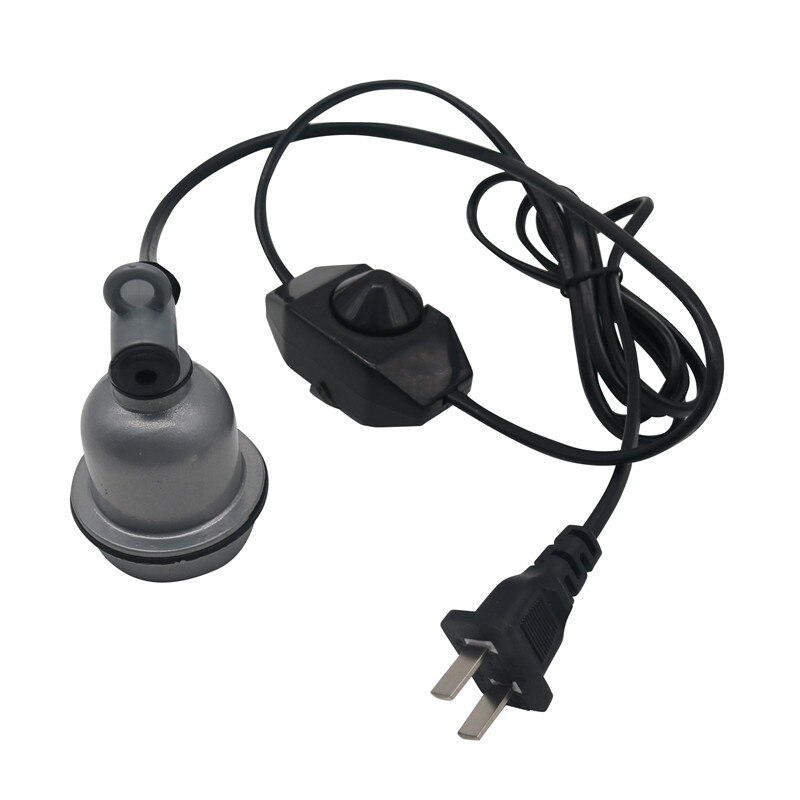 Lámpara de calefacción Universal de 300W para animales de granja, controlador de temperatura, calentador que mantiene el calor, Bombilla para mascotas, pollos, pato y perro: Power cable