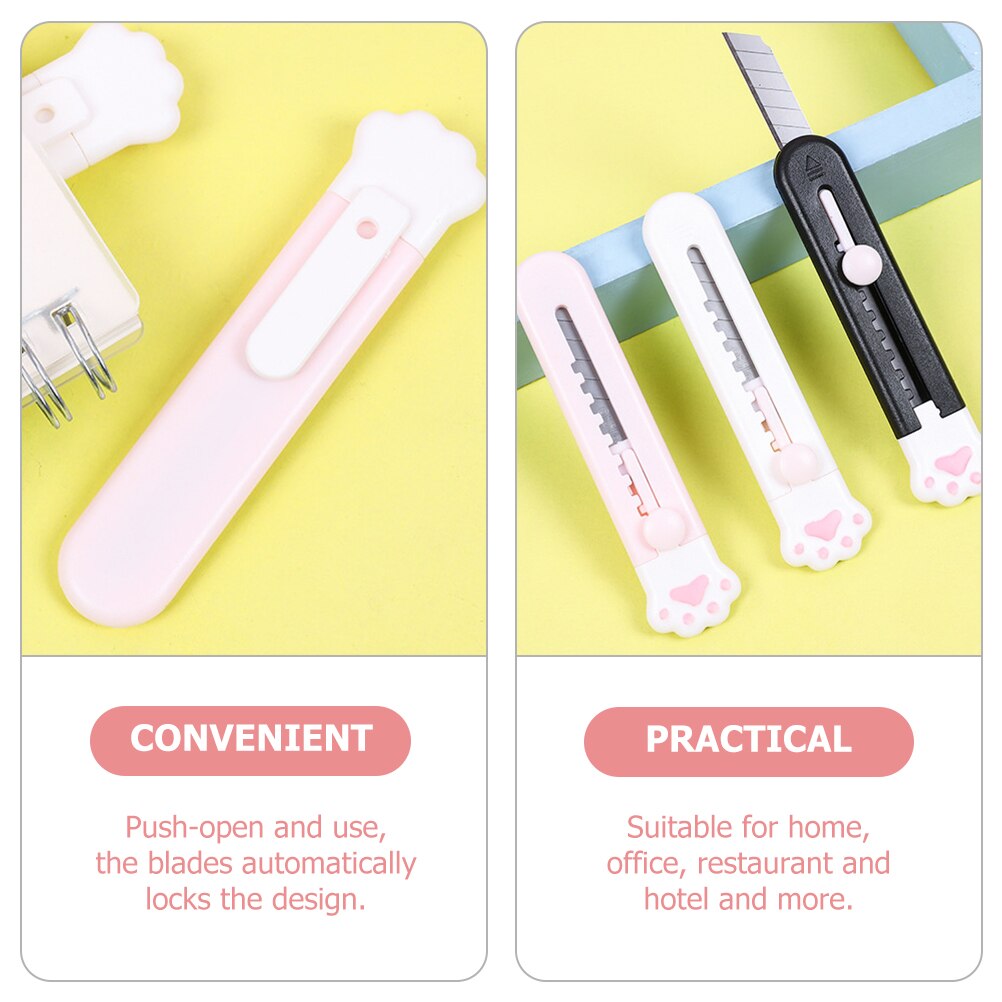 6Pcs Detachable Box Cutter Portable Box Opener Reusable Art Cutters Small Cutter